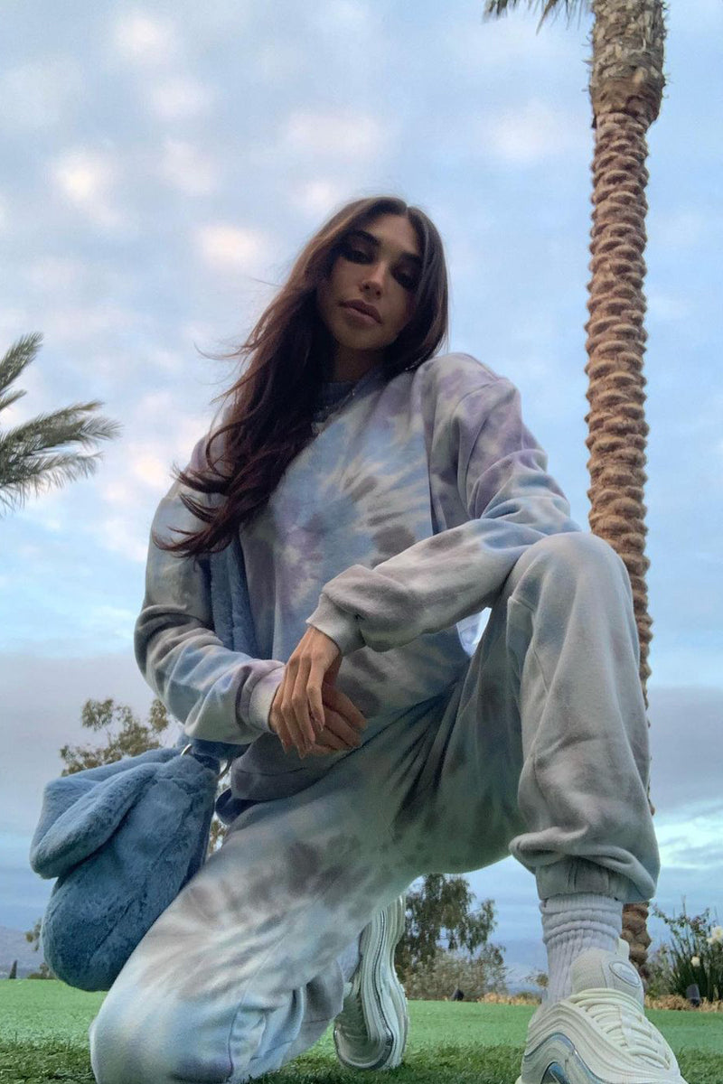 Tie dye sweatsuit fashion nova deals