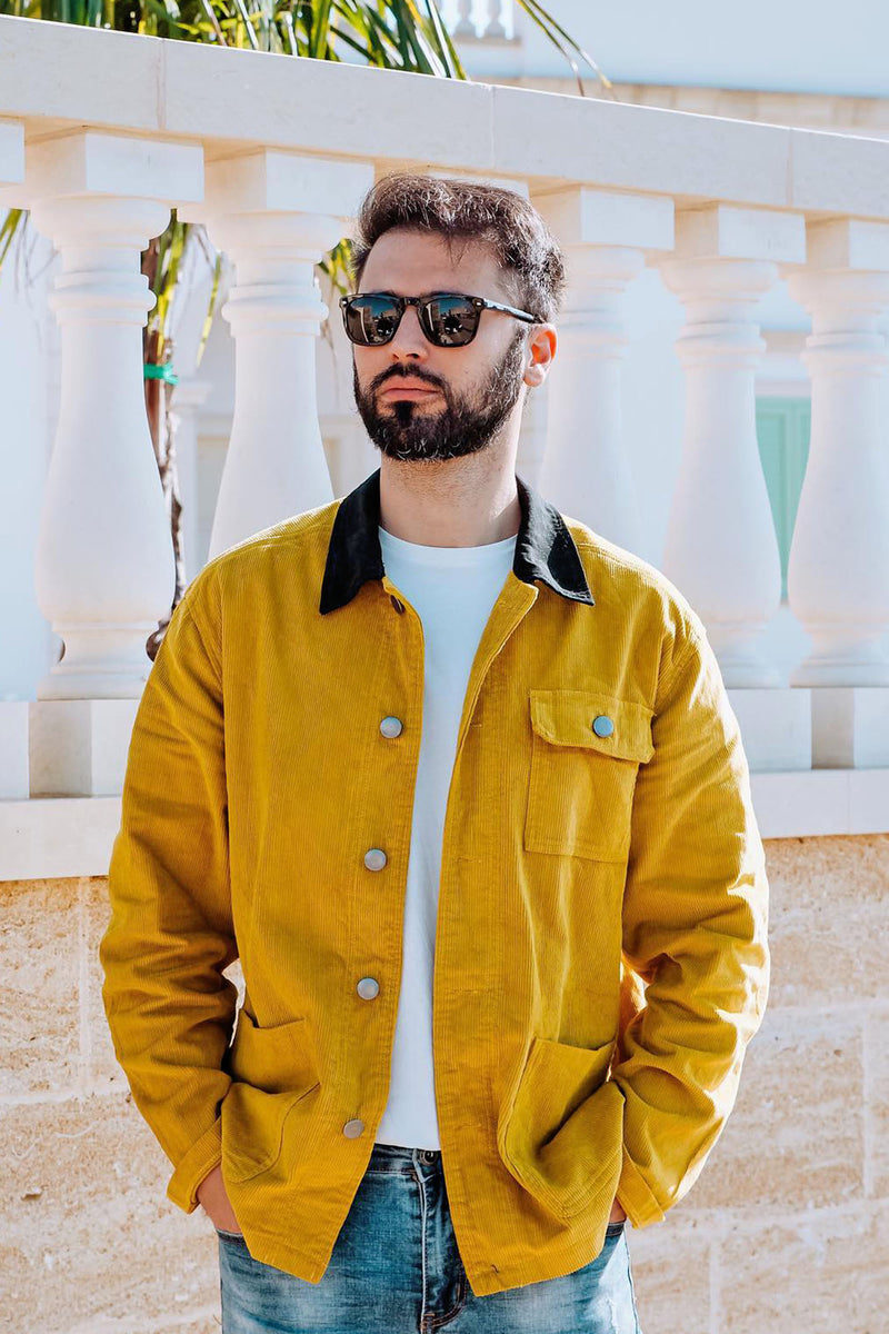 Corduroy Chore Jacket Gold Fashion Nova Mens Jackets