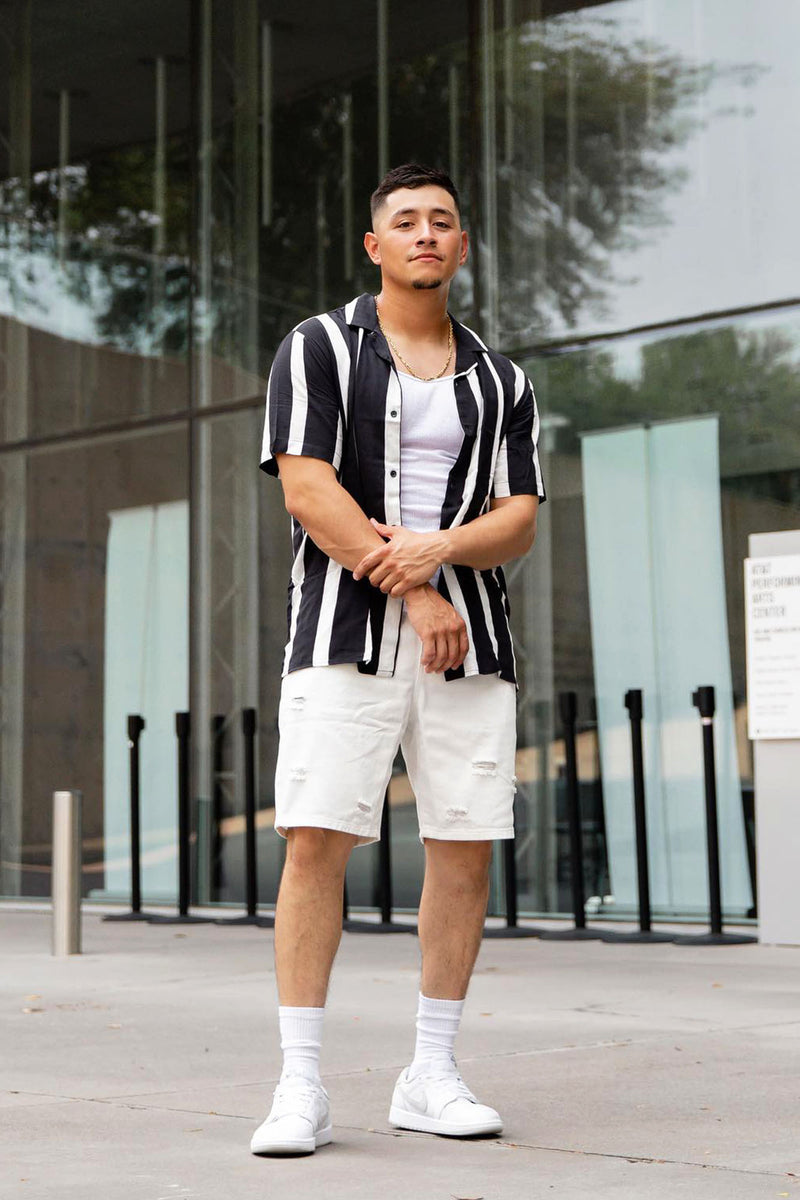 Baggy shop white shorts