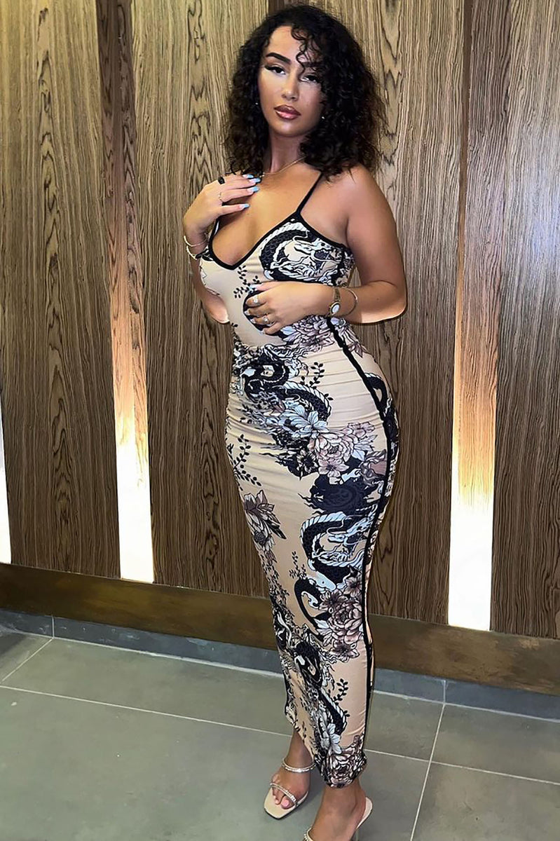 Fendi print dress fashion nova hot sale
