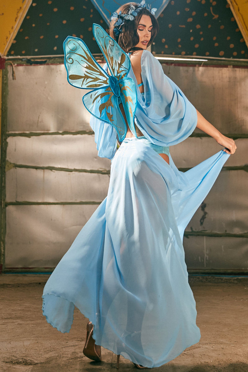 Blue on sale fairy costume