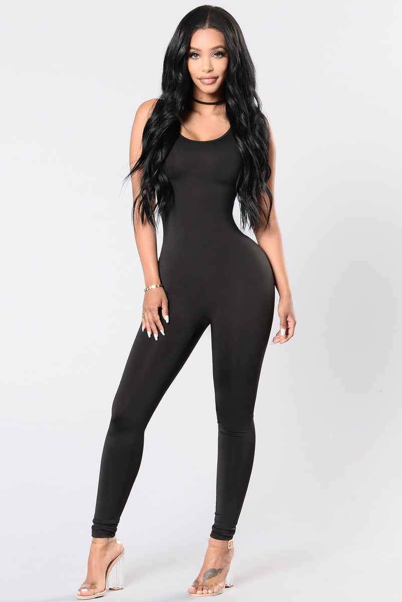 Women's Nova Season Jumpsuit in Black Size 2x by Fashion Nova