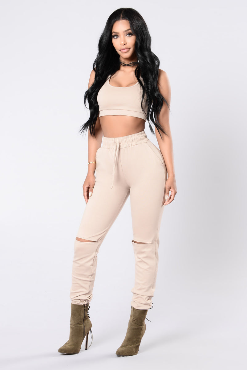 Gallery Detail: Only Vibrations Pants Taupe Fashion Nova Pants