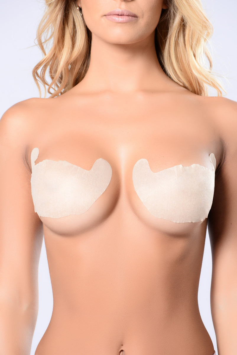 Women Deep U Strapless Self Adhesive Backless Silicone Cleavage Booster Bra  Invisible Bra, 2 Colors, Women's Fashion, New Undergarments & Loungewear on  Carousell