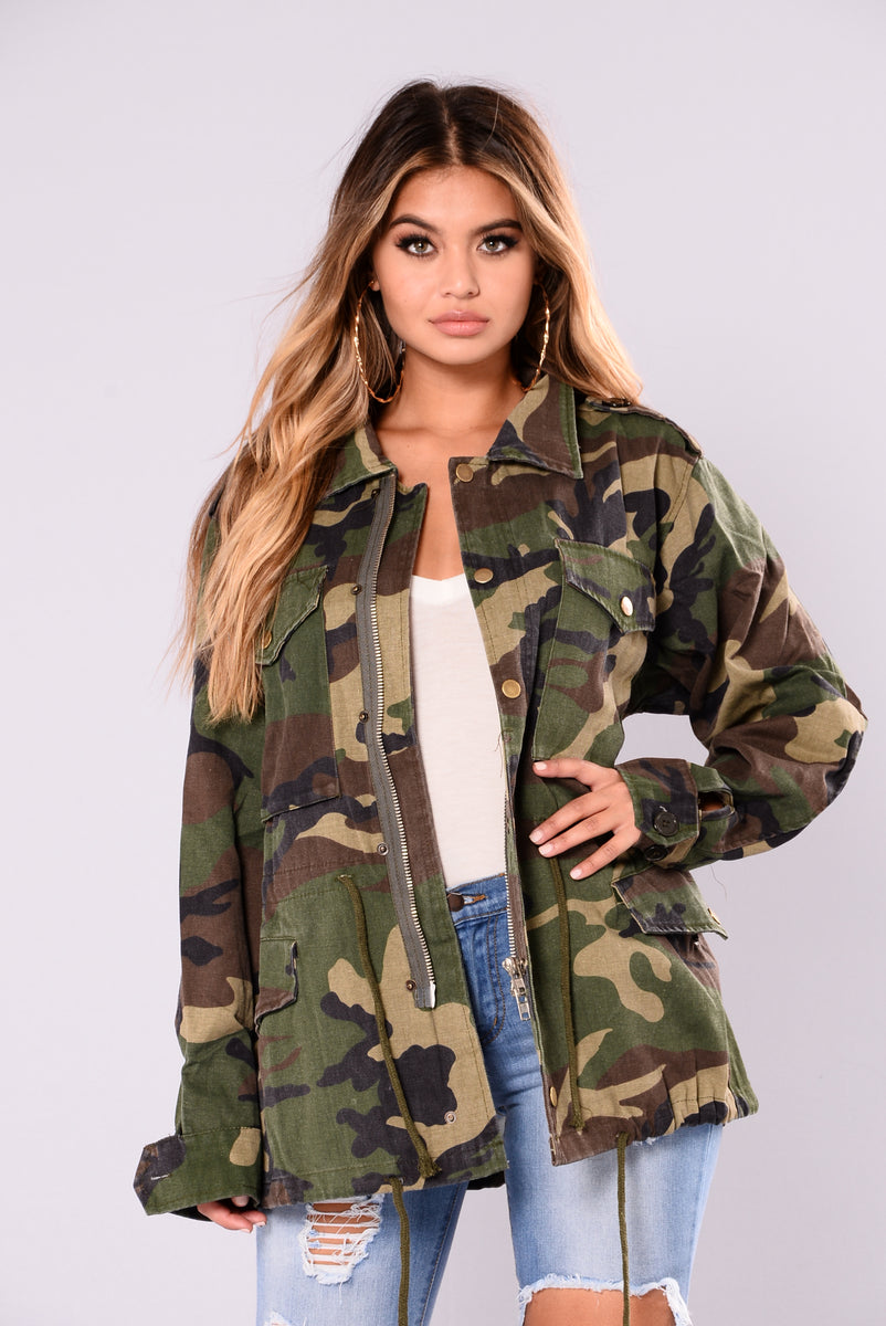 Fashion nova on sale camo jacket