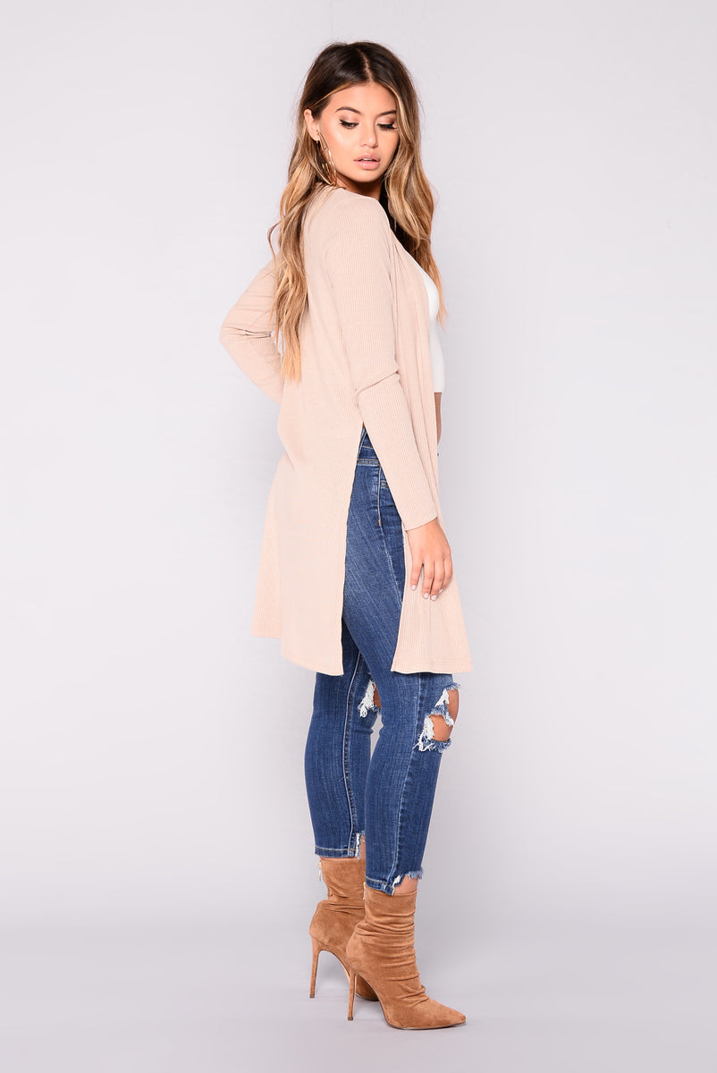 Nita online ribbed cardigan