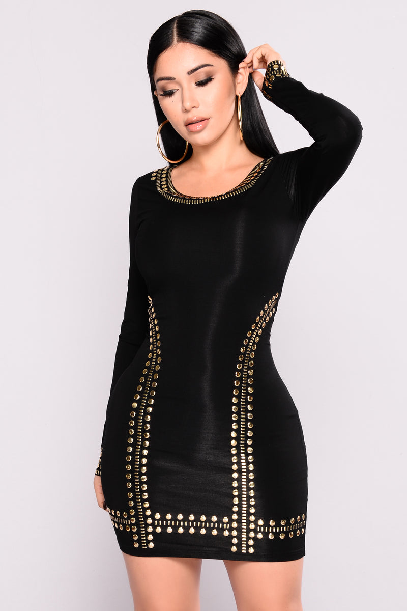 Fashion nova studded dress online