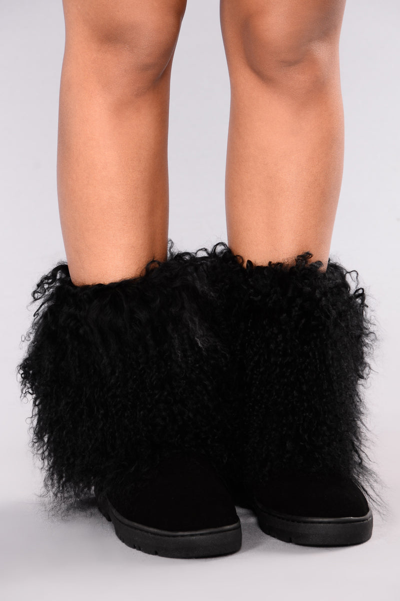 Black booties fashion nova shop