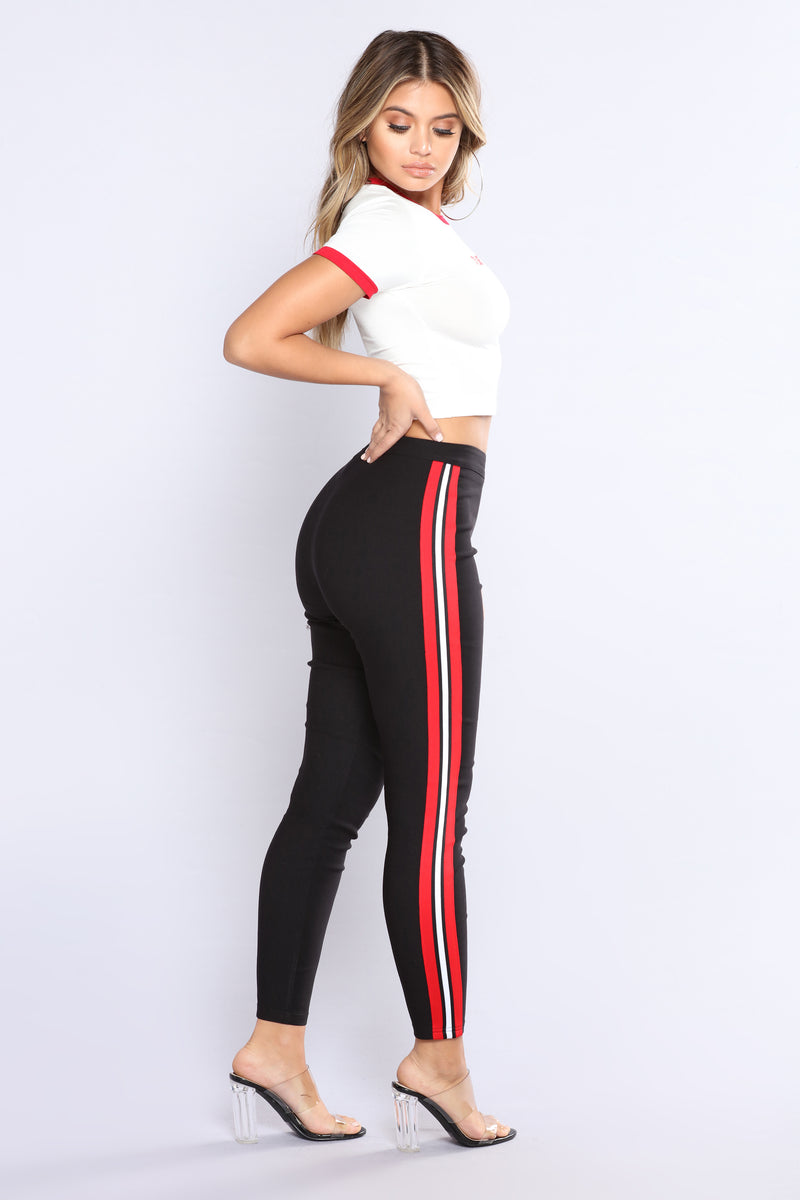 Fashion nova striped pants on sale