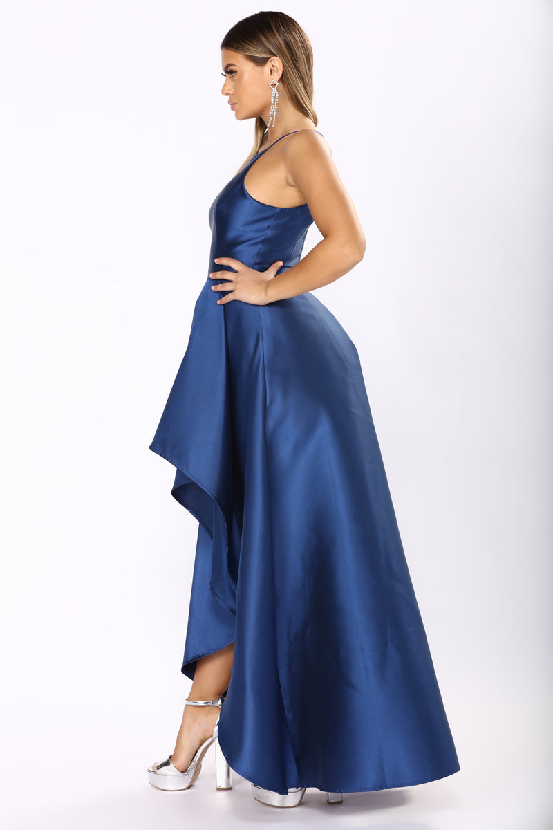 Navy Blue - High low dress  Blue high low dress, High low dress, Von maur  dresses