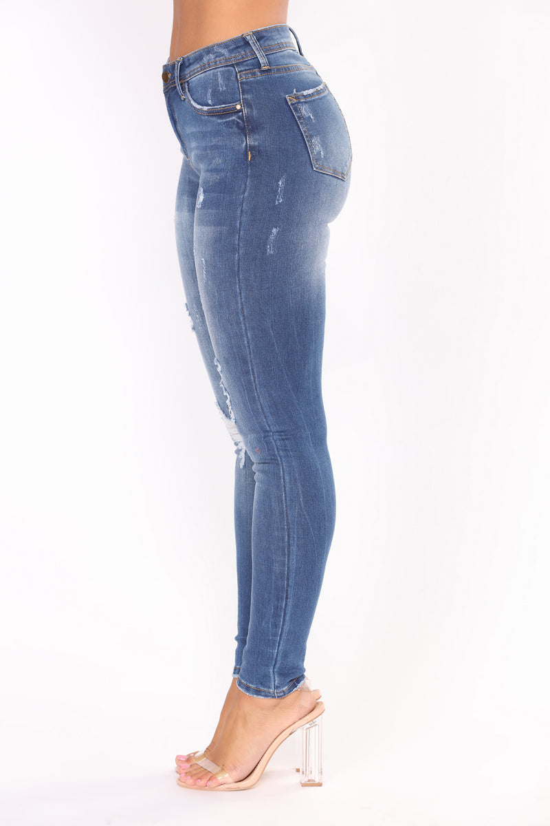 Appletini Ankle Jeans Medium Blue Wash Fashion Nova, Jeans