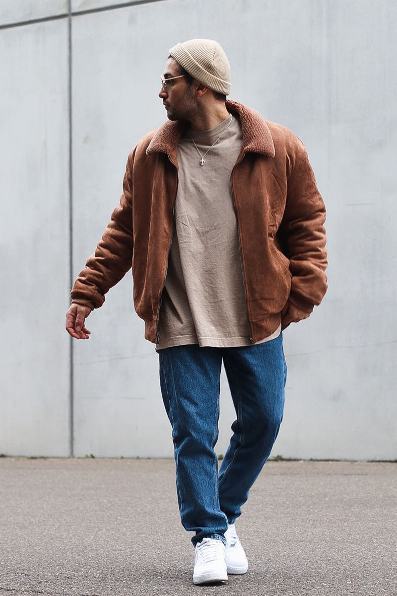 Flight Suede Bomber Jacket Brown Fashion Nova, Mens Jackets