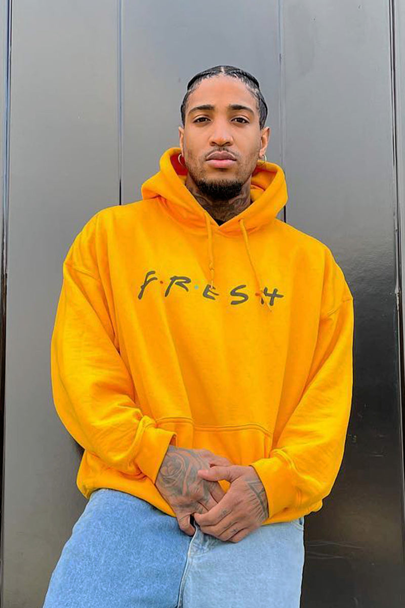 Men's Yellow Sweatshirts & Hoodies