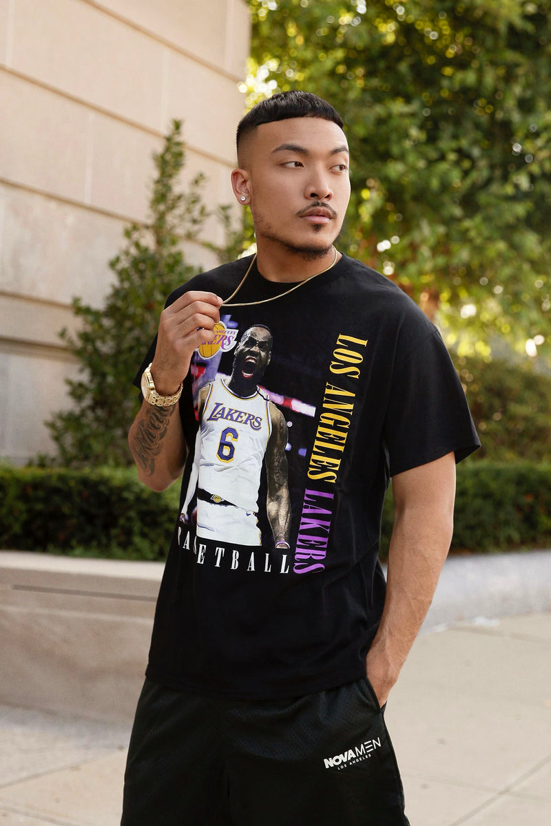 lakers oversized tee