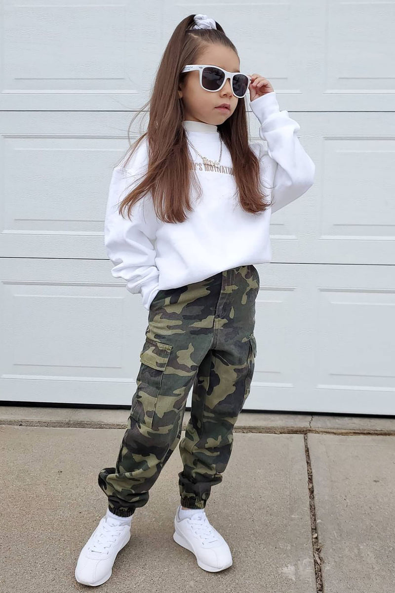 Mini Cadet Kim Oversized Camo Pants - Camouflage, Fashion Nova, Kids Pants  & Jeans