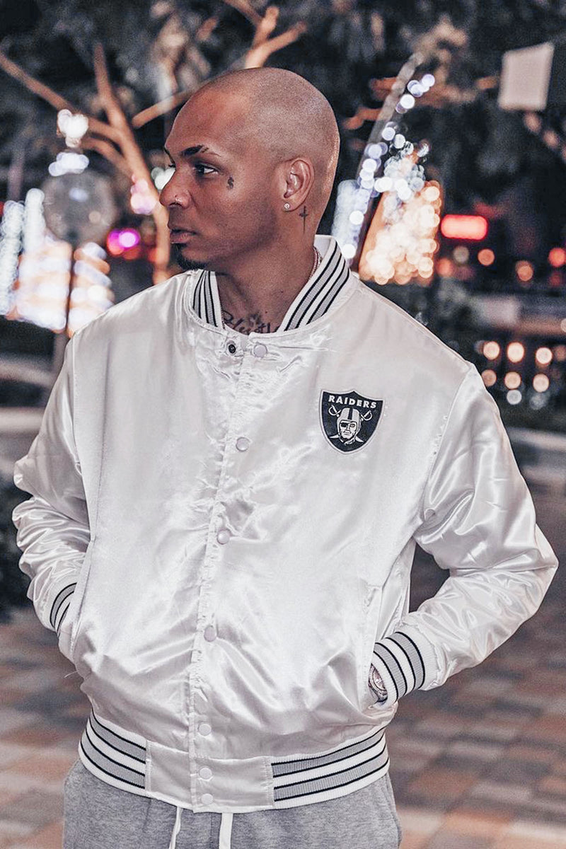 raiders silver jacket