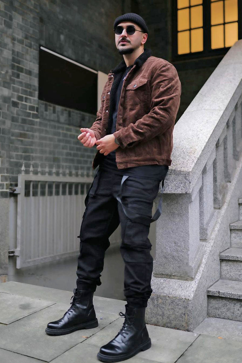 Corduroy jacket sales mens outfit