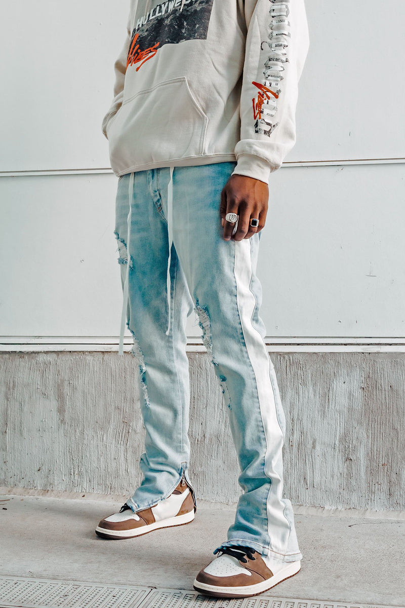 Pinstripe skinny deals jeans mens
