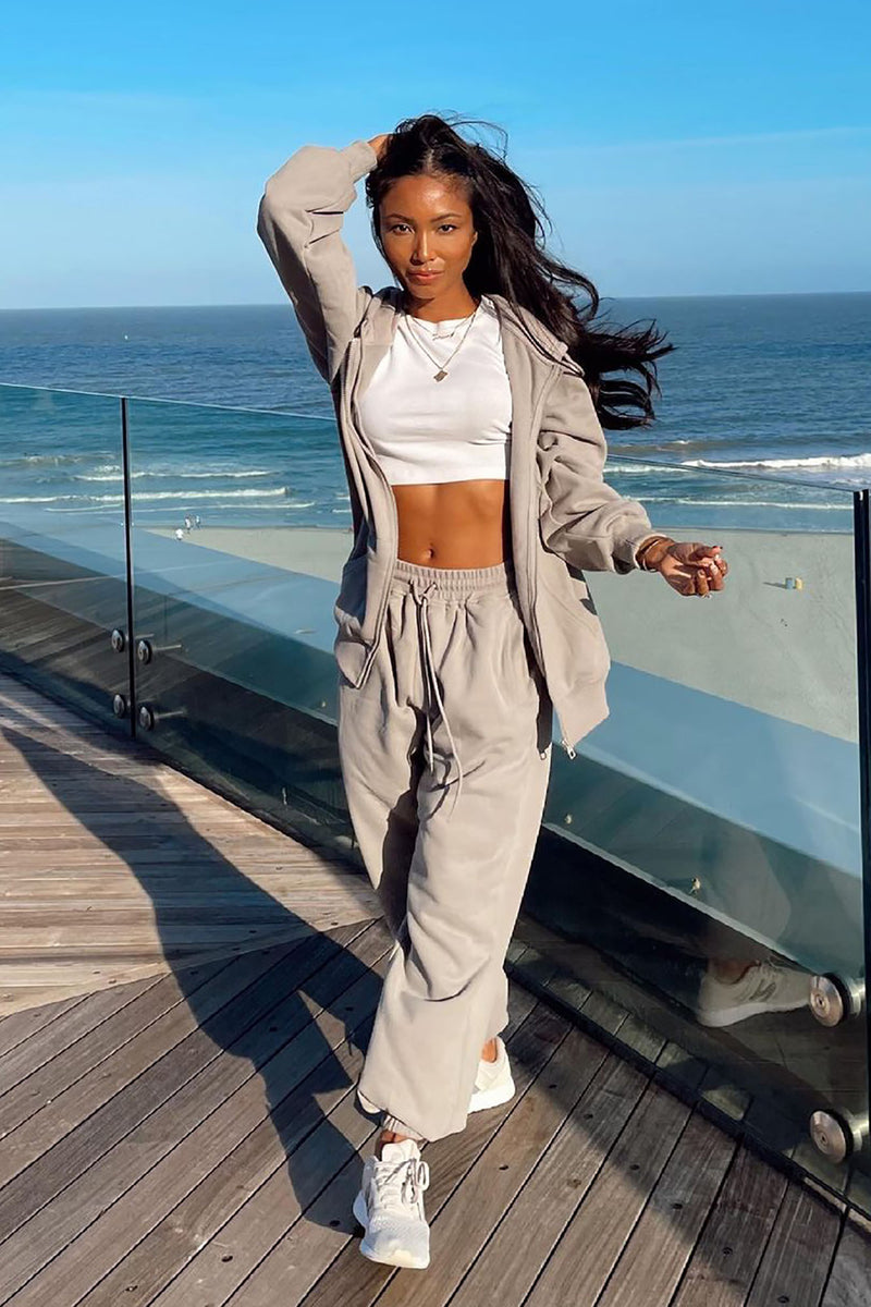 Training Oversized Active Jogger Taupe