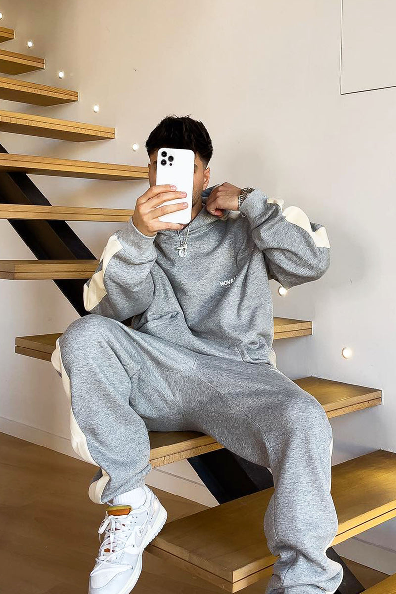 Tyson Everyday Oversized Striped Hoodie - Grey | Fashion Nova, Mens Fleece  Tops | Fashion Nova