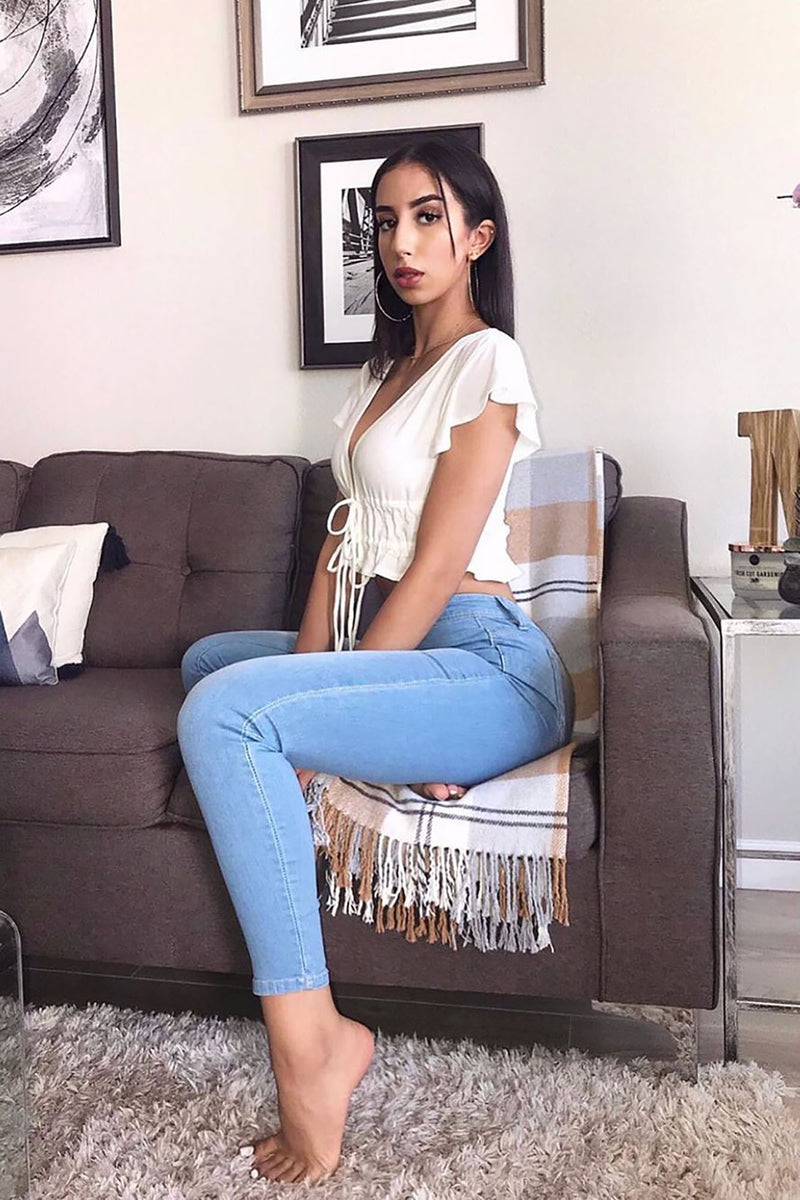 Fashion nova discount ankle jeans