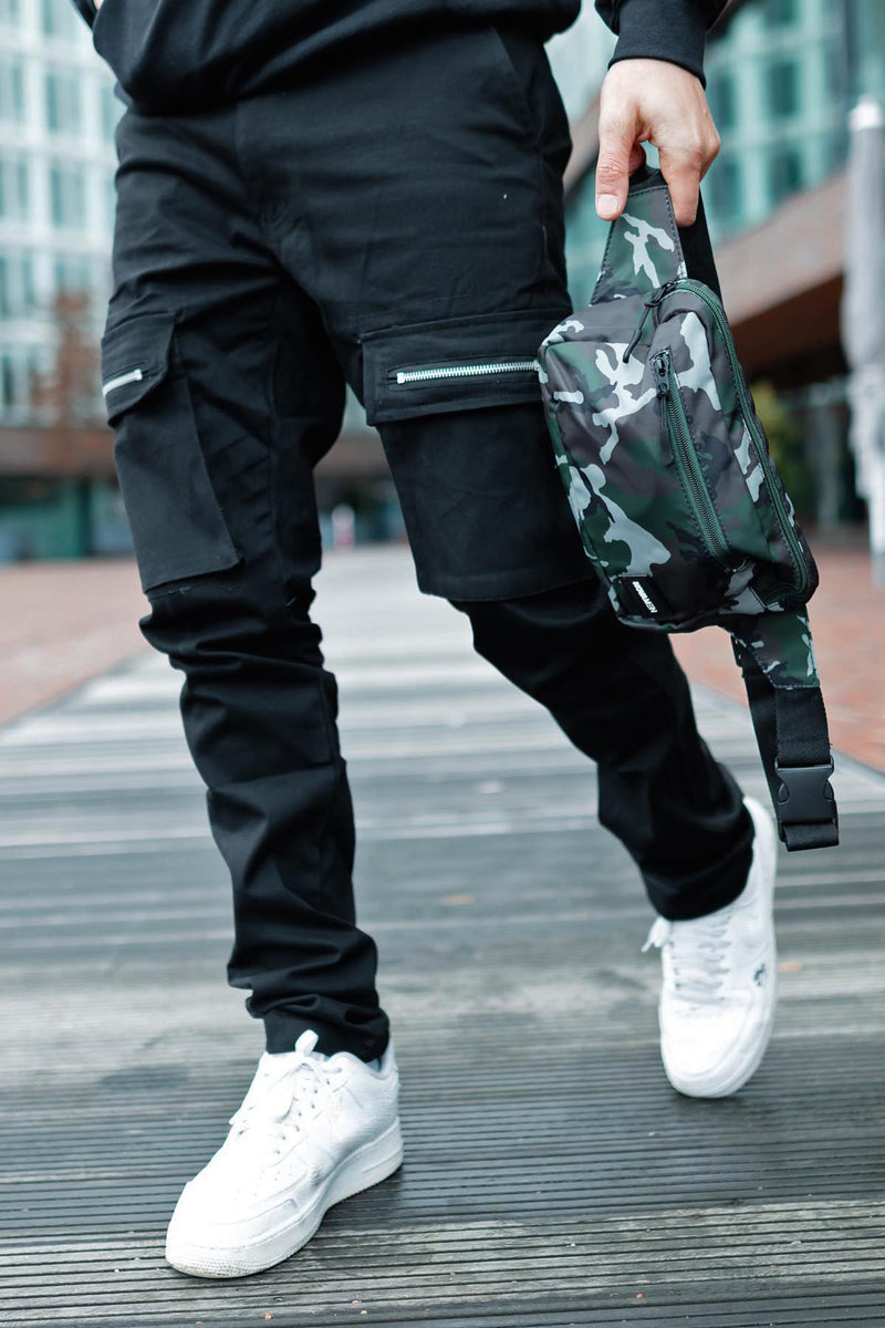 Walk it Cargo Pants - Black | Fashion Nova, Mens Pants | Fashion Nova