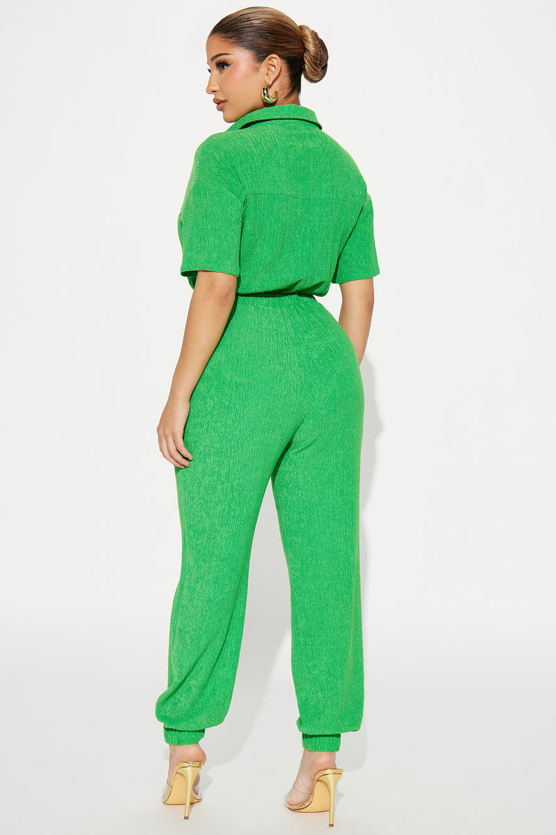 Talk It Up Jumpsuit Kelly Green Fashion Nova, Jumpsuits Fashion Nova
