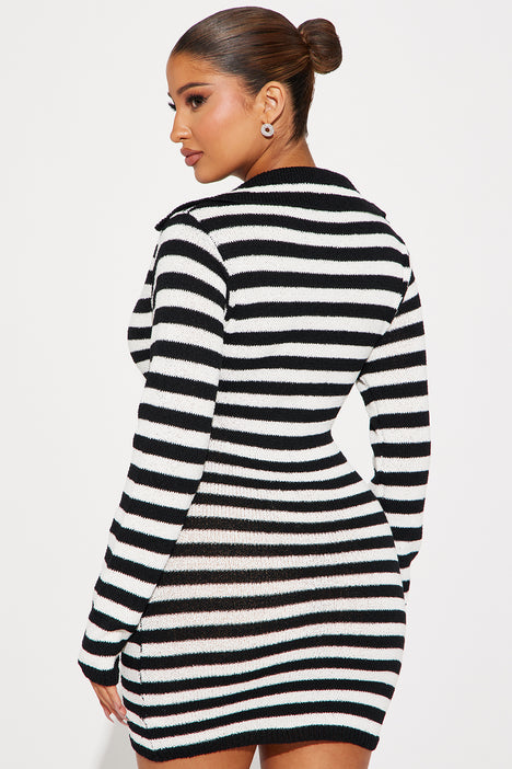 Black and white dress discount fashion nova