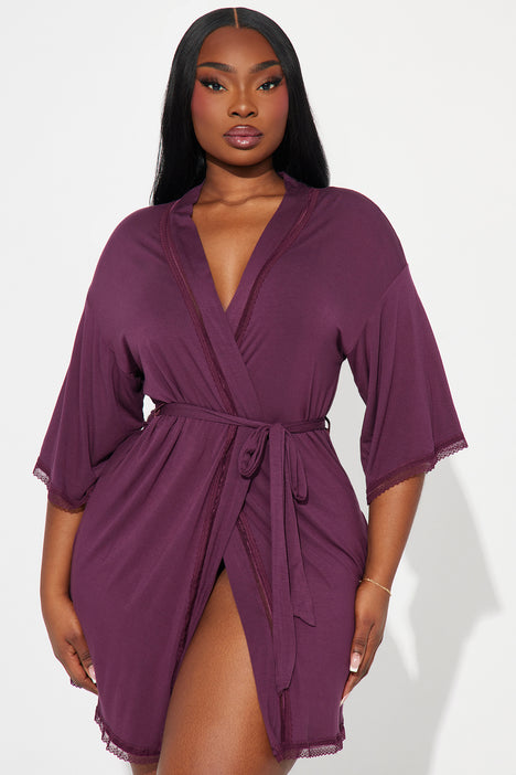 Cozy Mornings Robe Violet