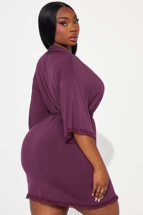Robe violet cheap