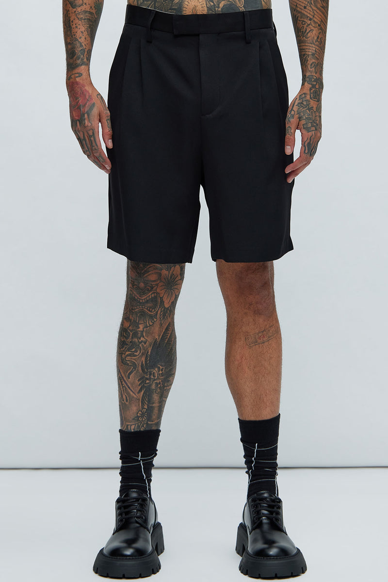 Anchor Suit Shorts - Black | Fashion Nova, Mens Shorts | Fashion Nova