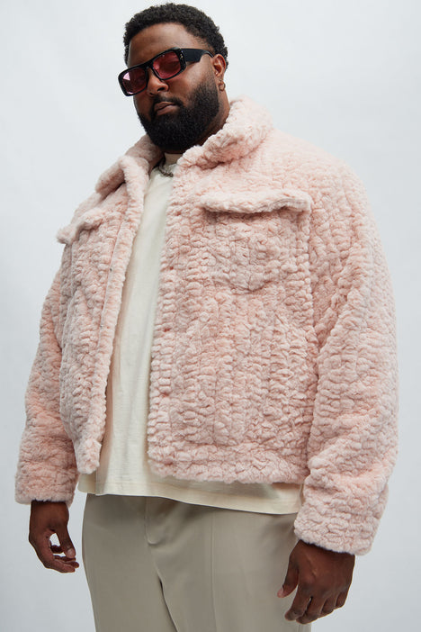 Francis Fur Jacket Pink Fashion Nova Mens Casual Jackets