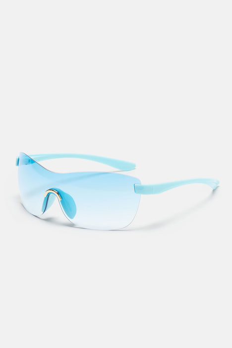 Hot Girl Summer Mindset Sunglasses Blue Fashion Nova