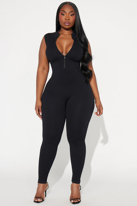 Johanna Seamless Jumpsuit Black