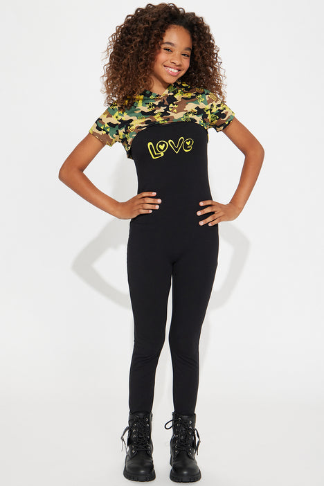 Kids black new arrivals shrug