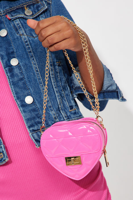 Mini Carrying Along Crossbody Bag Fuchsia Fashion Nova Kids