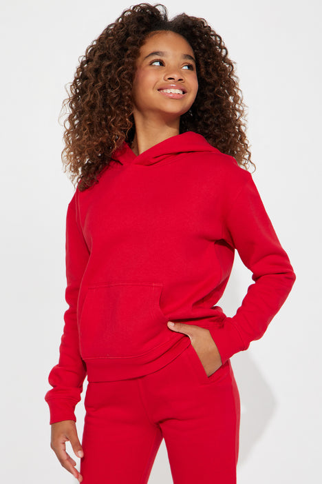 Hoodies for girls red sales