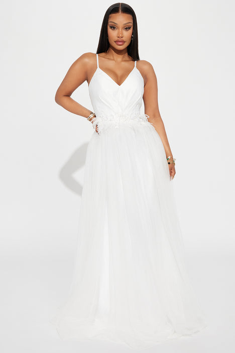 Fashion nova plus size wedding dresses clearance