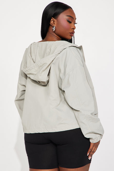 Danika Utility Windbreaker - Olive, Fashion Nova, Jackets & Coats