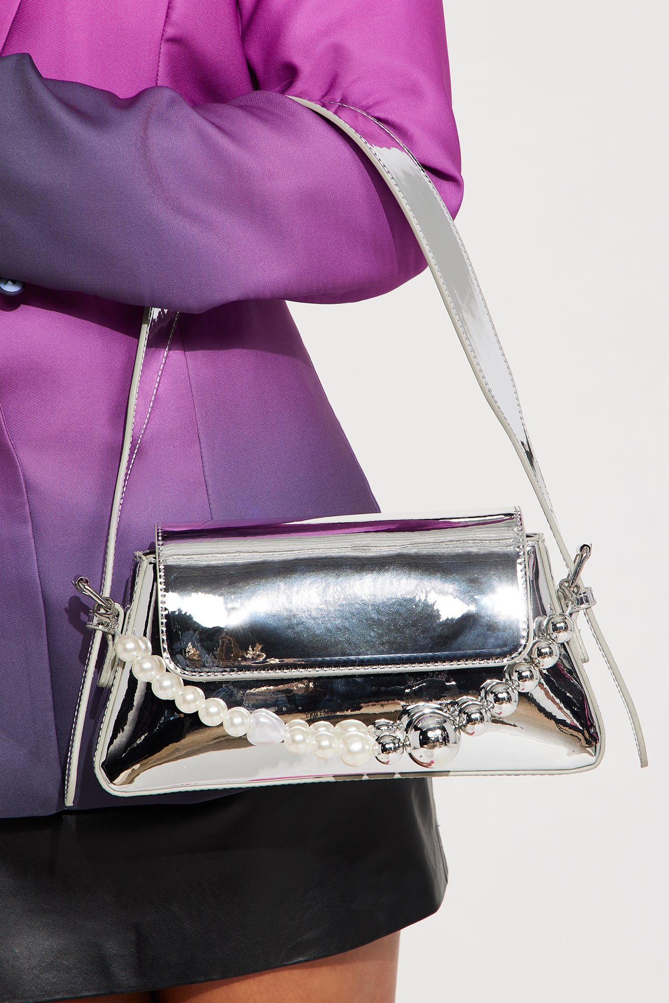 Girls 2025 silver handbag