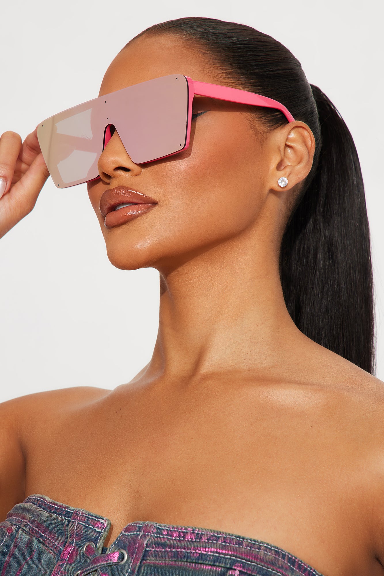 Pink neon cheap sunglasses