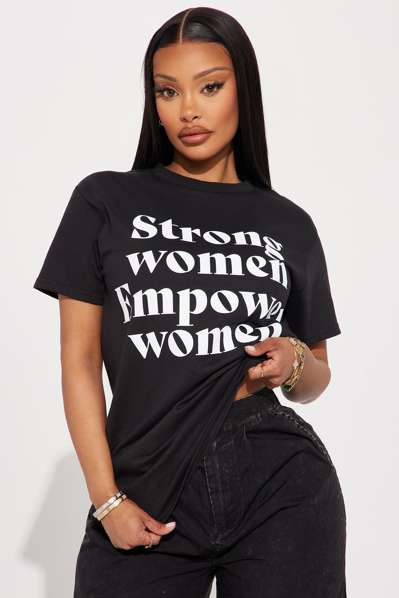 Strong woman outlet t shirt