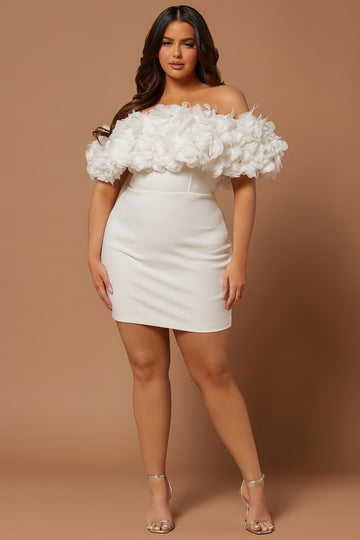 Fashion nova plus size white dress shop