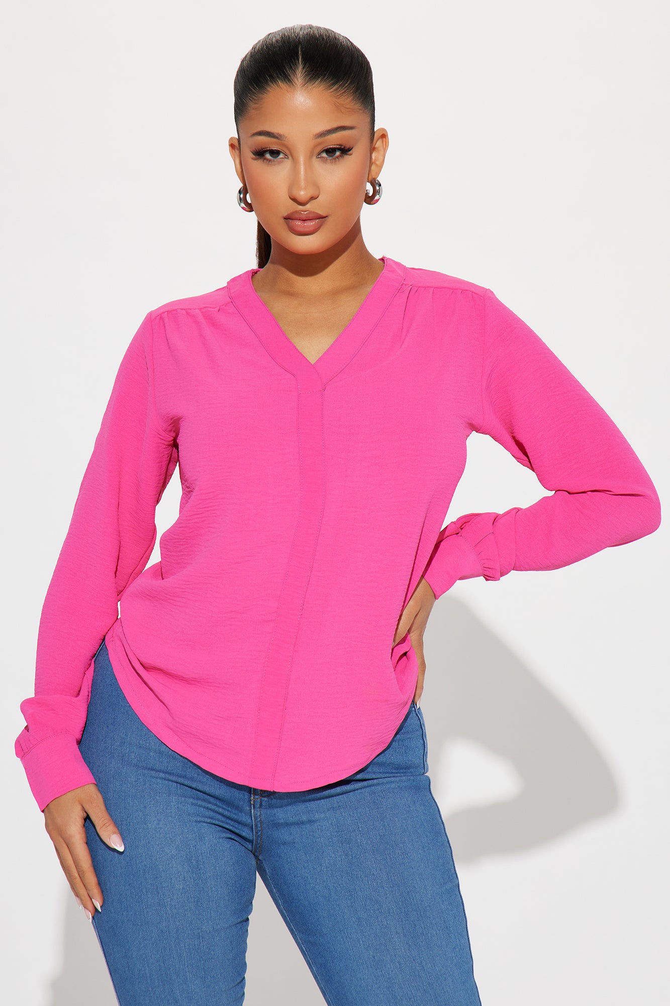 Fuchsia blouse online