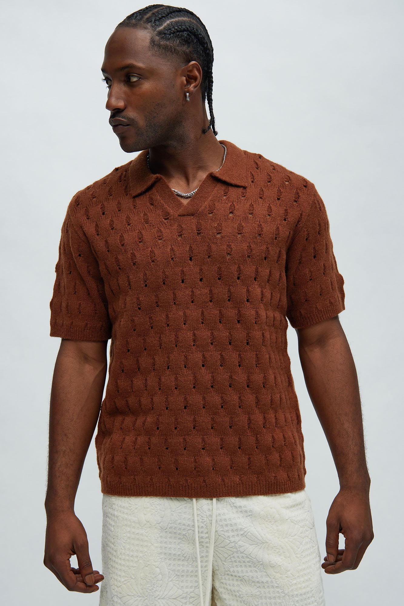 Textured polo shirt best sale
