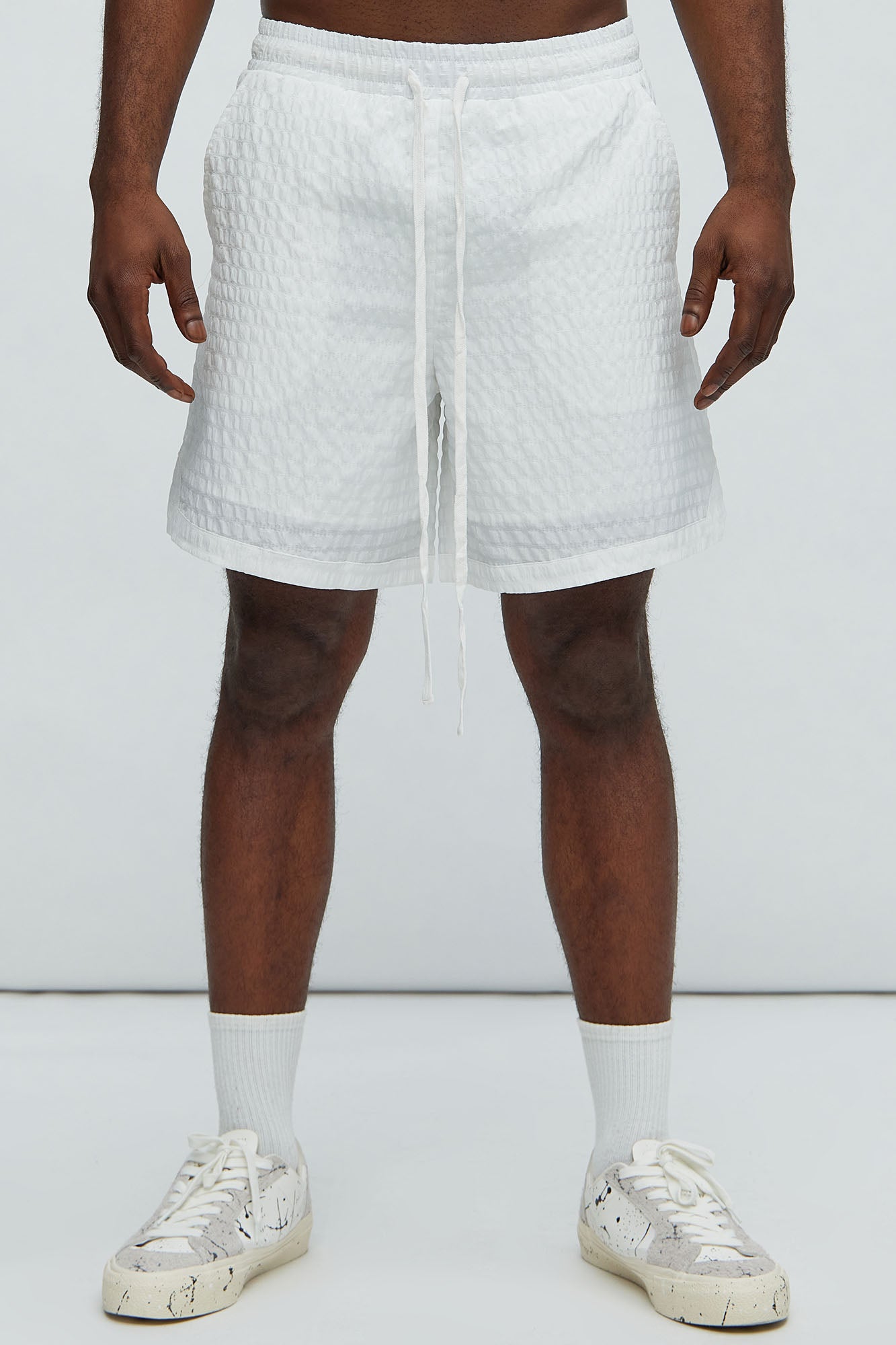 White sierra top men's shorts
