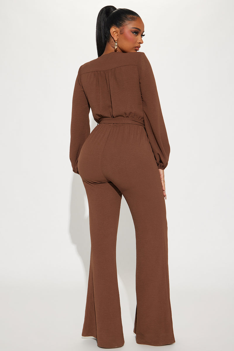 Millie Jumpsuit Chocolate Fashion Nova, Jumpsuits Fashion Nova