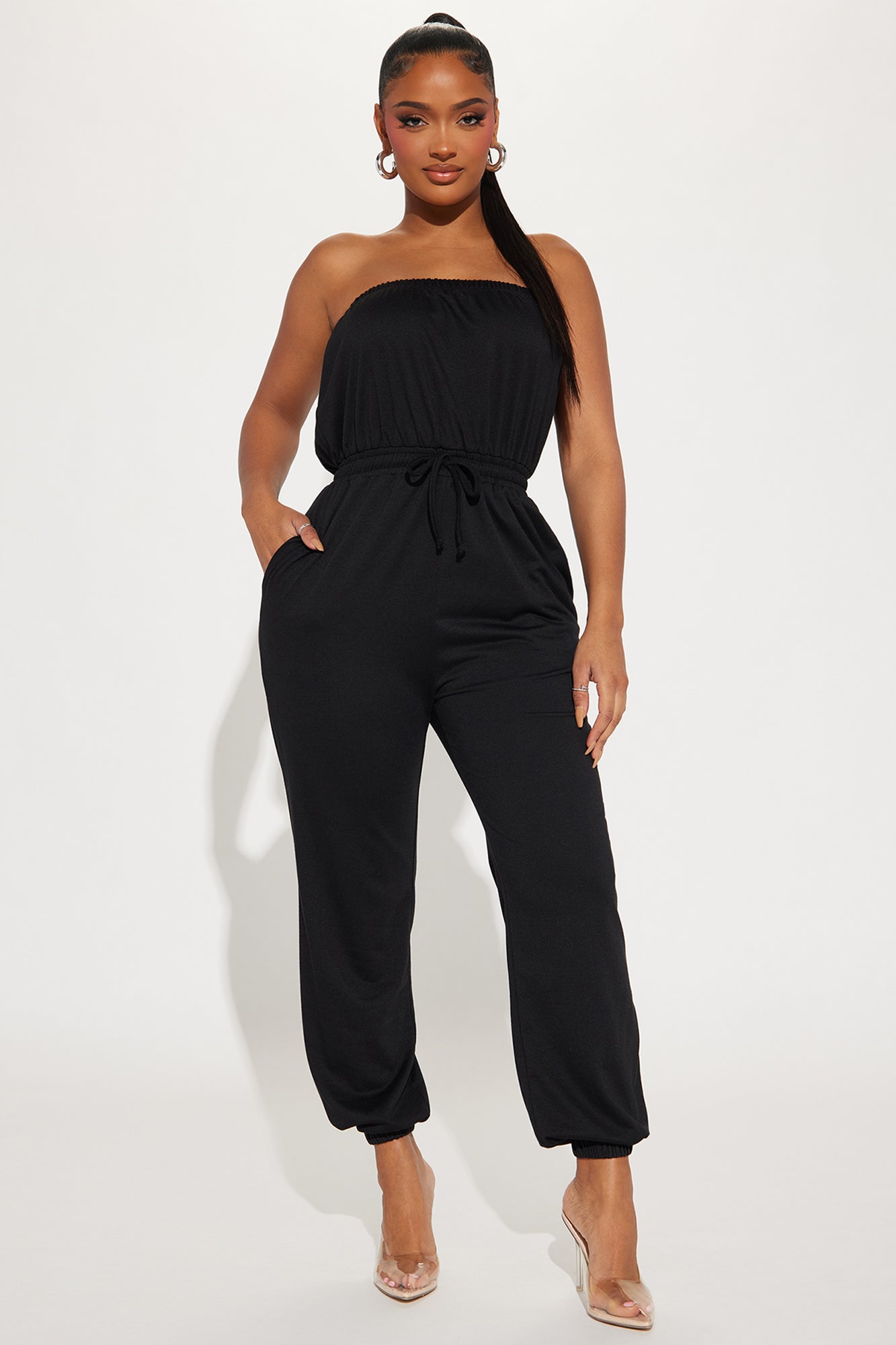 Tube jumpsuit clearance black
