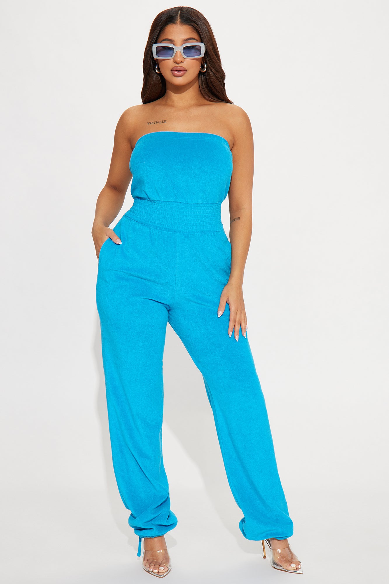 Terry clearance cloth jumpsuit