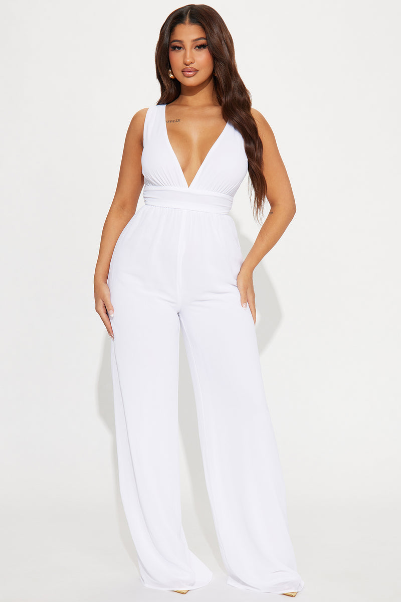 Take Me To Another Place Jumpsuit - Ivory | Fashion Nova, Jumpsuits ...